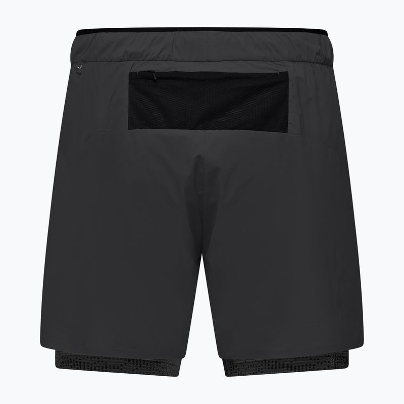 Pánské trekingové šortky Salewa Pedroc DST 2IN1 black out 2