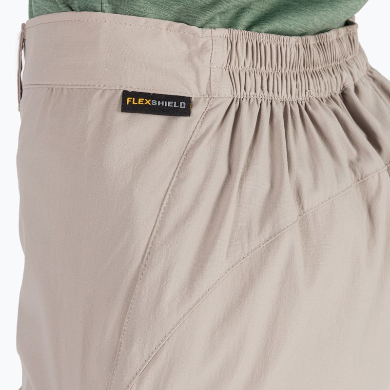 Dámské softshellové šortky Jack Wolfskin Activate Light 3/4 béžové 1503721_5041 4