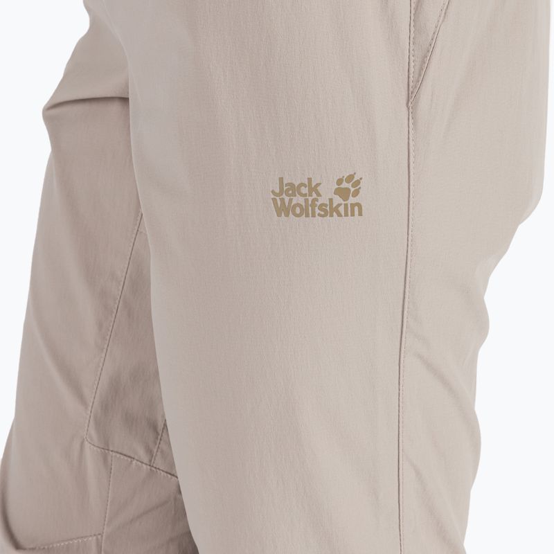 Dámské softshellové šortky Jack Wolfskin Activate Light 3/4 béžové 1503721_5041 5