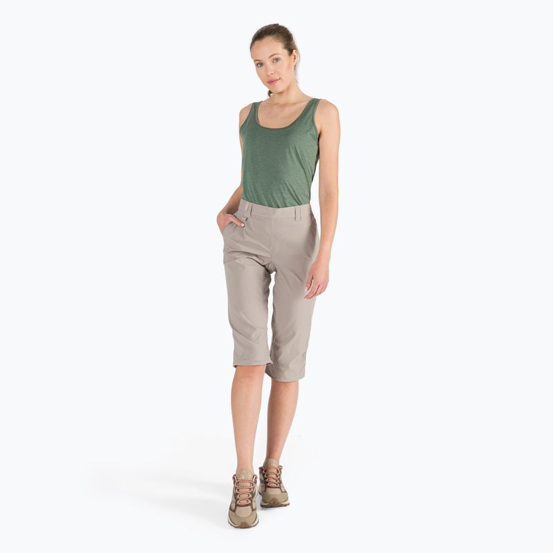 Dámské softshellové šortky Jack Wolfskin Activate Light 3/4 béžové 1503721_5041 7