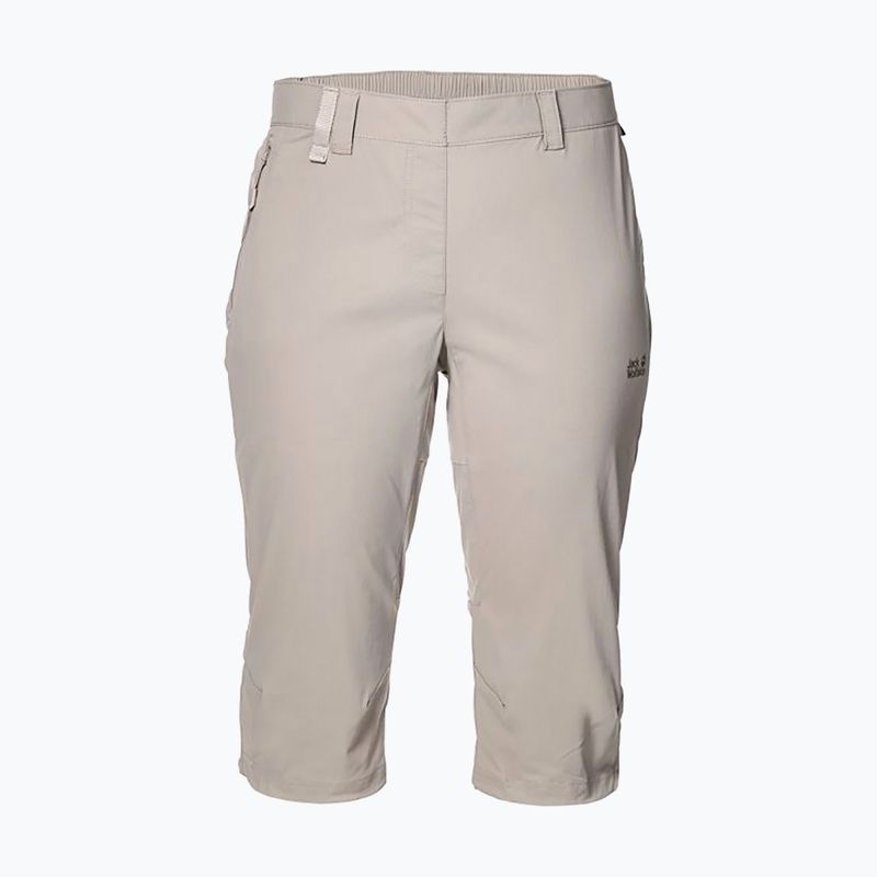 Dámské softshellové šortky Jack Wolfskin Activate Light 3/4 béžové 1503721_5041 9