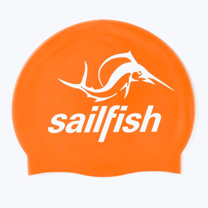 Plavecká čepice sailfish Silicone orange 2