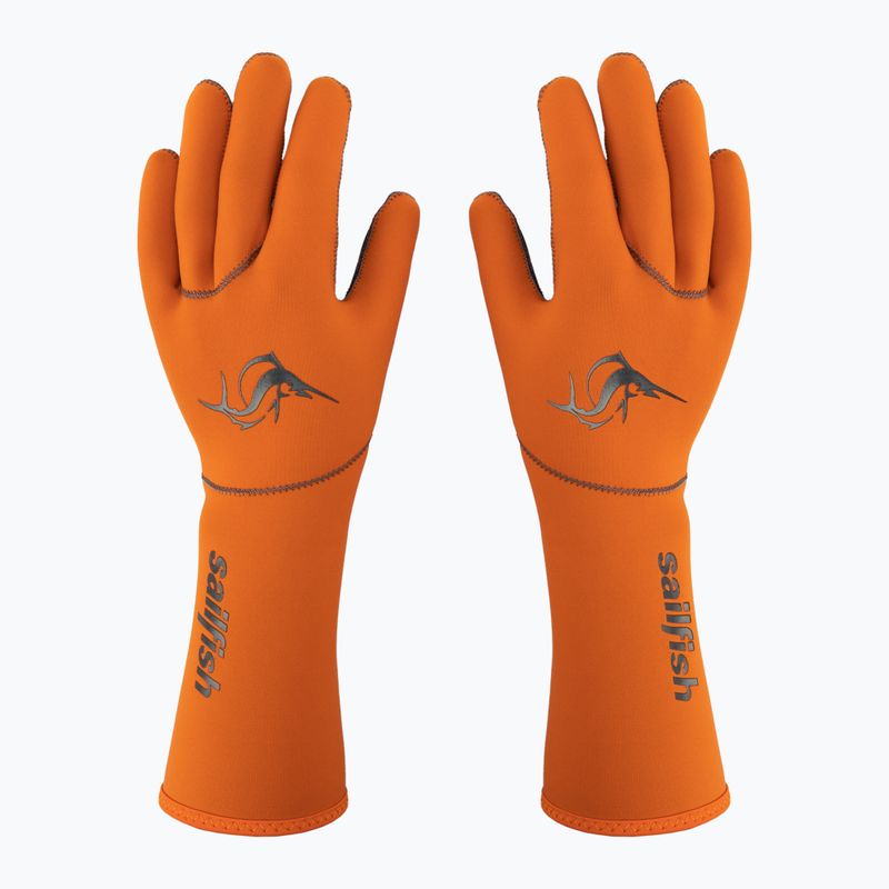 Neoprenové rukavice sailfish Neoprene orange 3