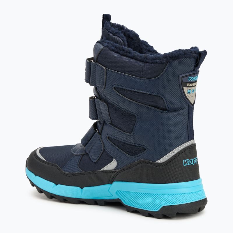 Dětské sněhule Kappa Vipos Tex T navy/turquoise 3