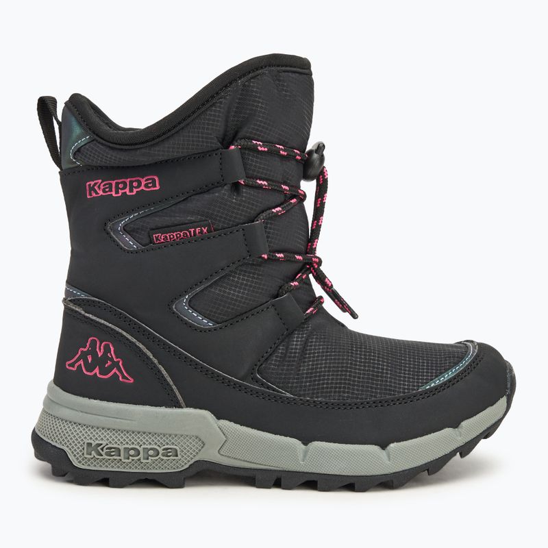 Dětské sněhule Kappa Youma Tex black/pink 2