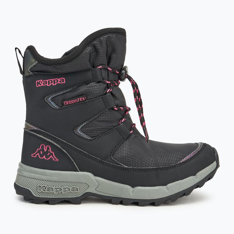Dětské sněhule Kappa Youma Tex 260900T black/pink 2