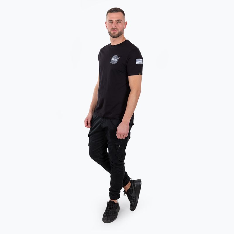 Pánské tričko Alpha Industries Space Shuttle T black 2
