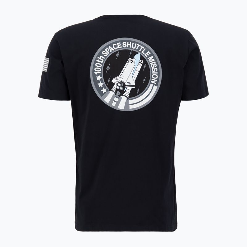 Pánské tričko Alpha Industries Space Shuttle T black 4