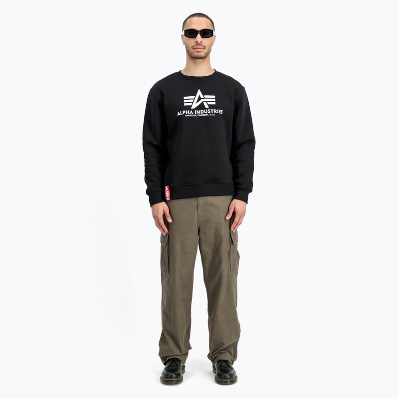 Pánská mikina Alpha Industries Basic black 2