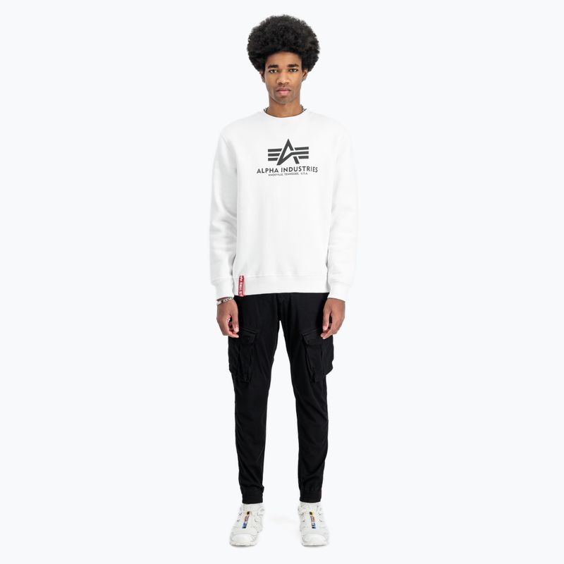 Pánská mikina Alpha Industries Basic white 2