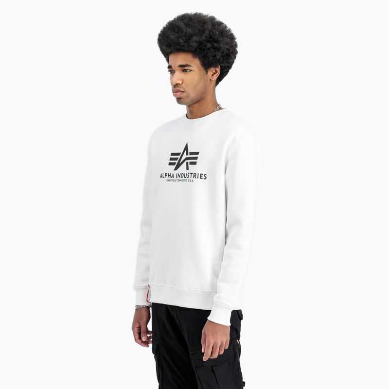 Pánská mikina Alpha Industries Basic white 4