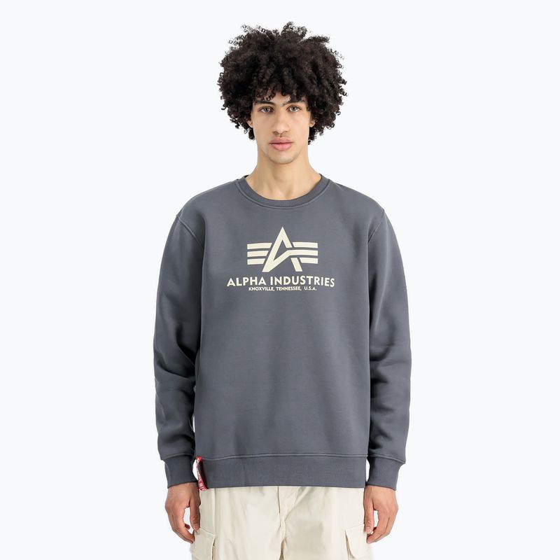 Pánská mikina Alpha Industries Basic greyblack