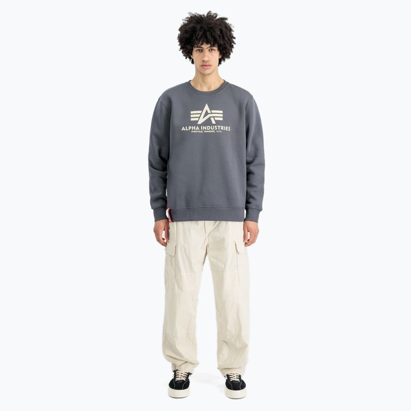 Pánská mikina Alpha Industries Basic greyblack 2