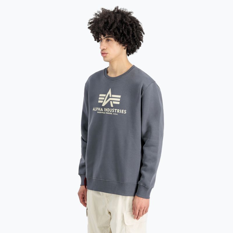 Pánská mikina Alpha Industries Basic greyblack 3