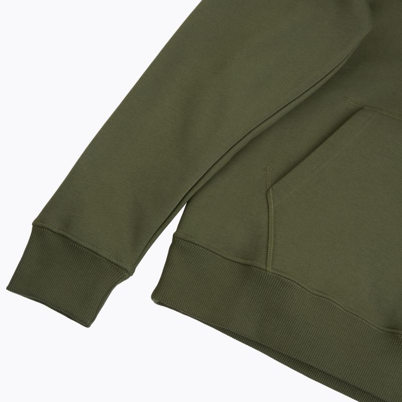 Pánská mikina Alpha Industries Red Stripe Hoodie dark green 4
