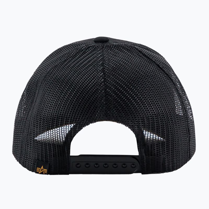 Pánská kšiltovka Alpha Industries Basic Trucker black 2