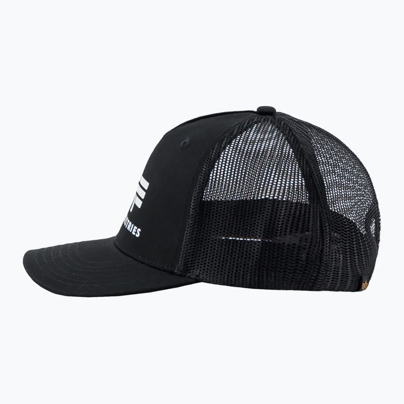 Pánská kšiltovka Alpha Industries Basic Trucker black 3