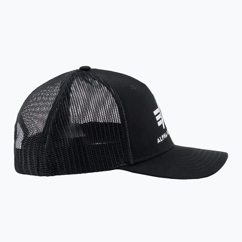 Pánská kšiltovka Alpha Industries Basic Trucker black 4