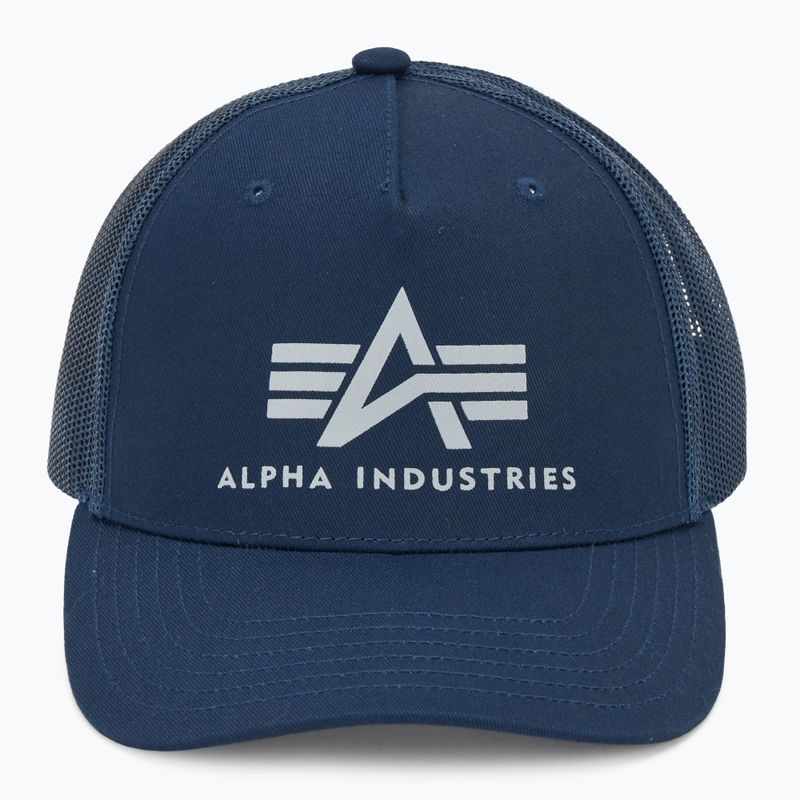 Pánská kšiltovka Alpha Industries Basic Trucker rep.blue 2