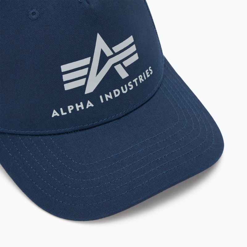 Pánská kšiltovka Alpha Industries Basic Trucker rep.blue 3