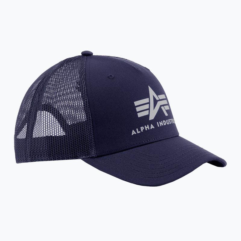 Pánská kšiltovka Alpha Industries Basic Trucker rep.blue