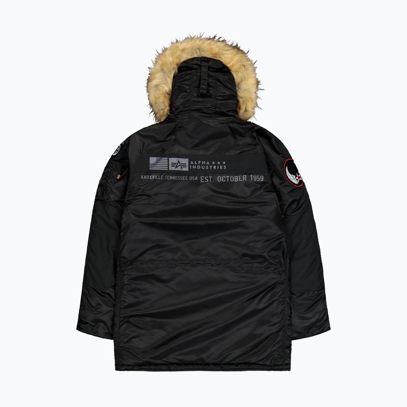 Pánská bunda Alpha Industries N3B Airborne Hooded black 8