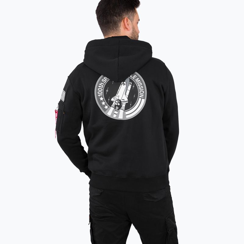 Pánská mikina Alpha Industries Space Shuttle black 3