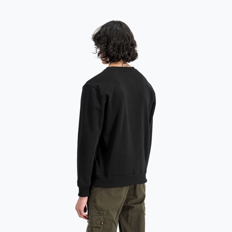 Pánská mikina Alpha Industries Basic Small Logo black 4