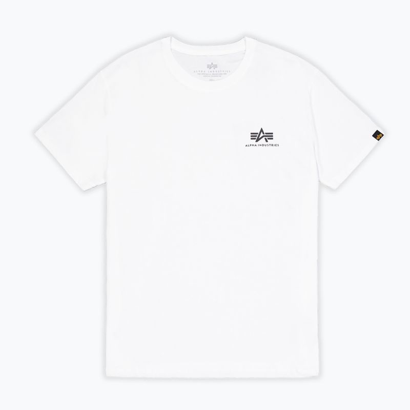 Pánské tričko Alpha Industries Basic Small Logo T-shirt white 6