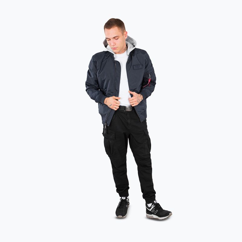 Pánská bunda Alpha Industries MA-1 TT Two Tone Hood rep.blue 2