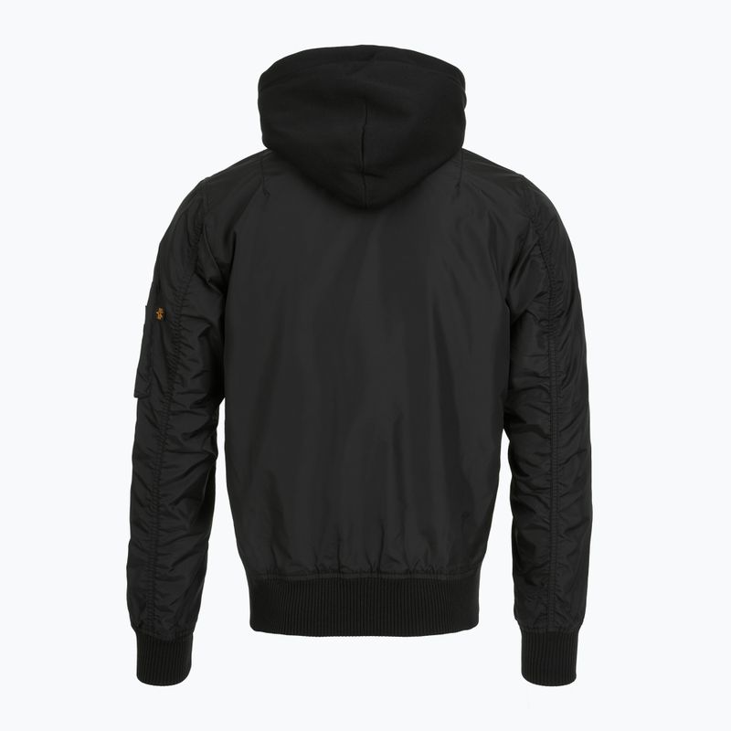 Pánská bunda Alpha Industries MA-1 TT Two Tone Hood black/black 4