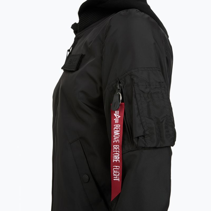 Pánská bunda Alpha Industries MA-1 TT Two Tone Hood black/black 7