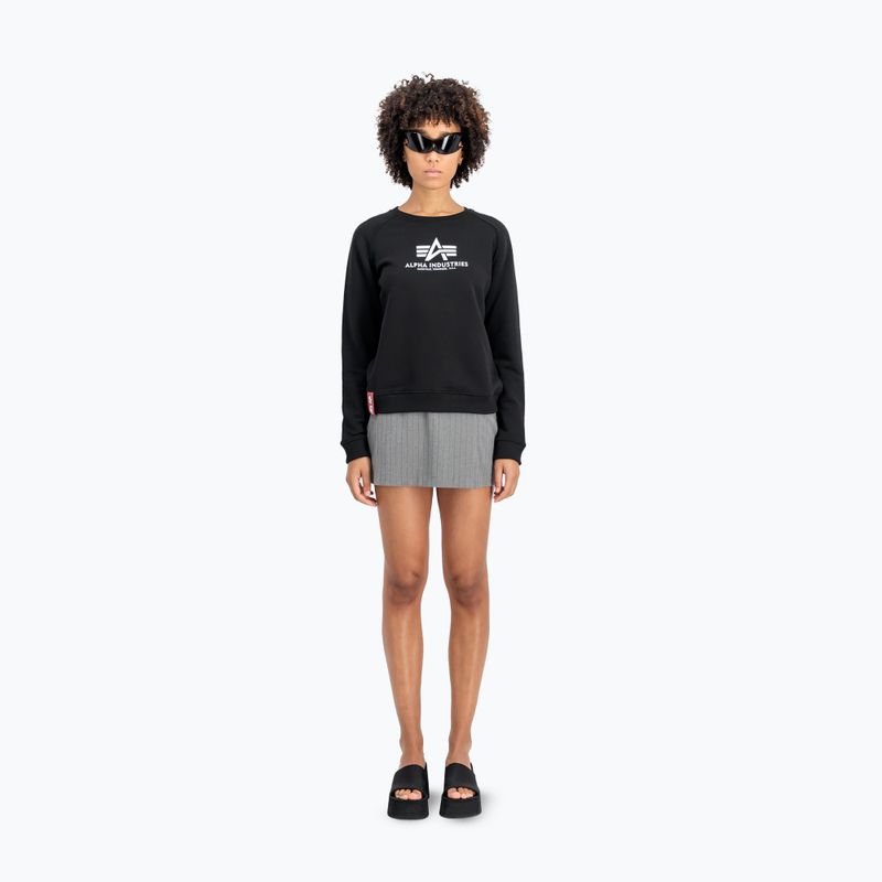 Dámská mikina Alpha Industries New Basic black 2