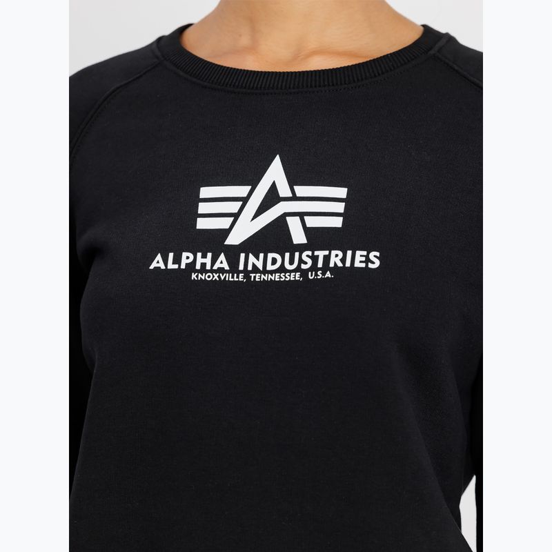 Dámská mikina Alpha Industries New Basic black 5