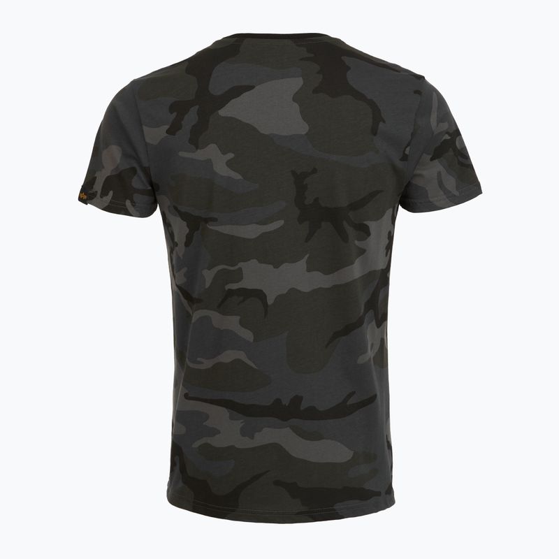 Pánské polo tričko Alpha Industries Basic Camo black camo 2