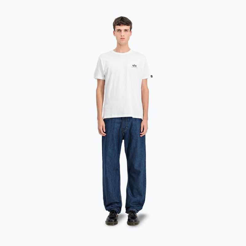 Pánské tričko Alpha Industries Backprint white 2
