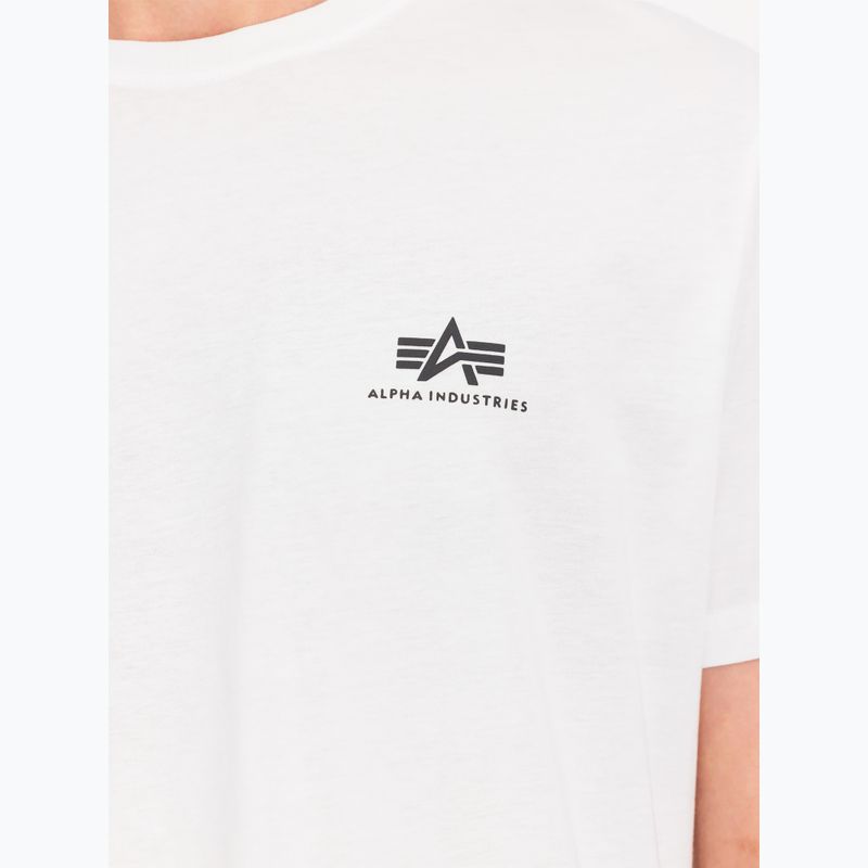 Pánské tričko Alpha Industries Backprint white 6