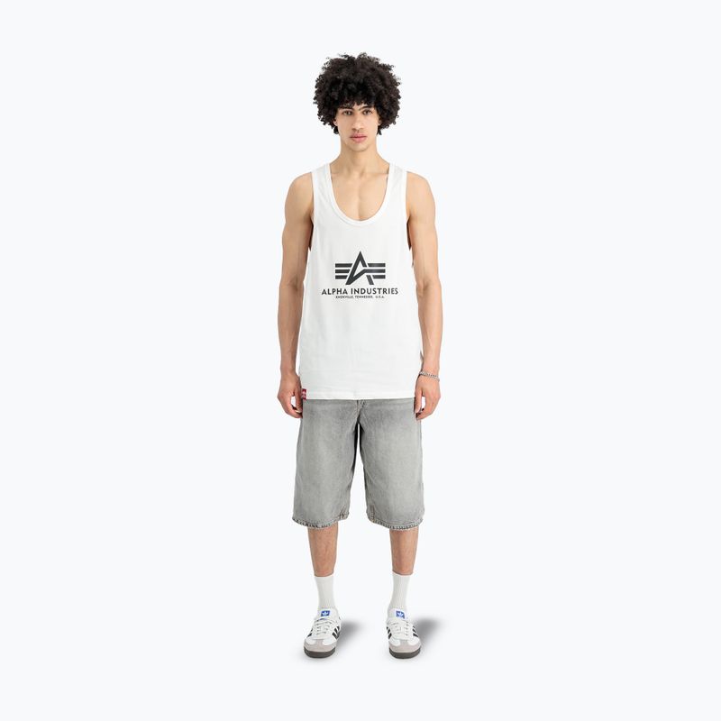Pánské tričko Alpha Industries Basic Tank Body Building T-shirt white 2