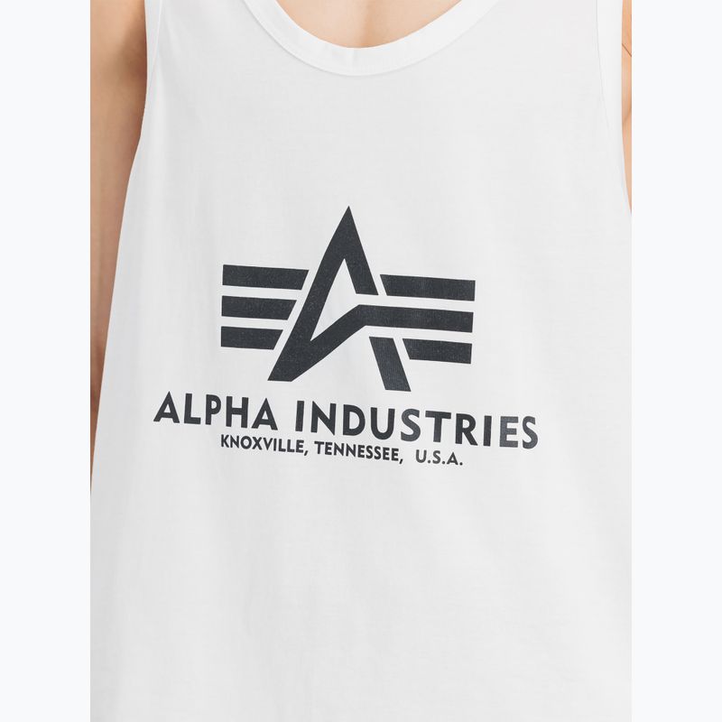 Pánské tričko Alpha Industries Basic Tank Body Building T-shirt white 5