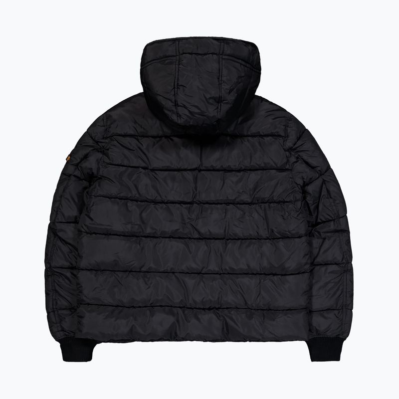 Pánská bunda Alpha Industries Hooded Puffer Faux Down black 9