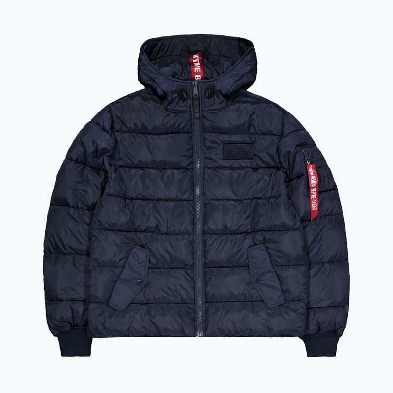 Pánská bunda Alpha Industries Hooded Puffer Faux Down rep.blue 5