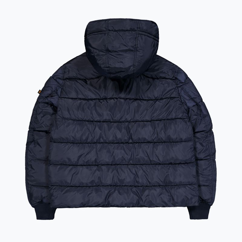 Pánská bunda Alpha Industries Hooded Puffer Faux Down rep.blue 6