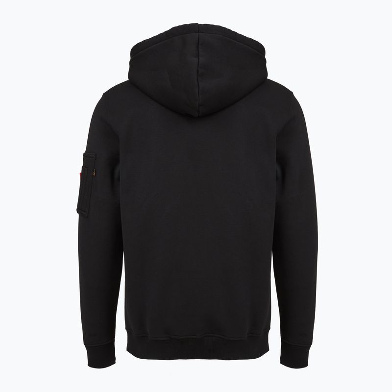 Pánská mikina Alpha Industries Alpha Label black 2