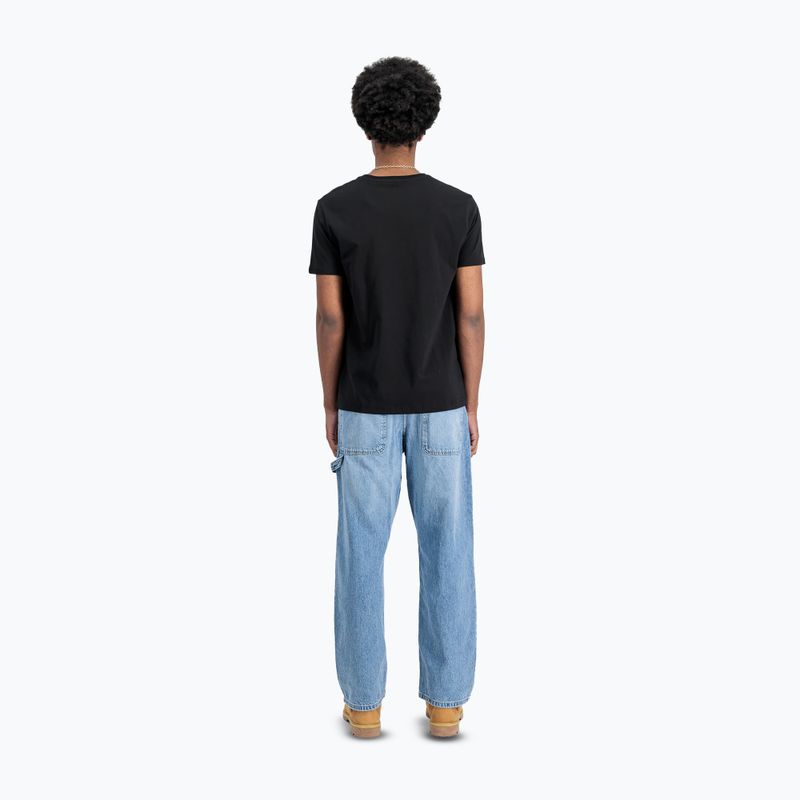 Pánské tričko Alpha Industries Basic Mid Logo black 3