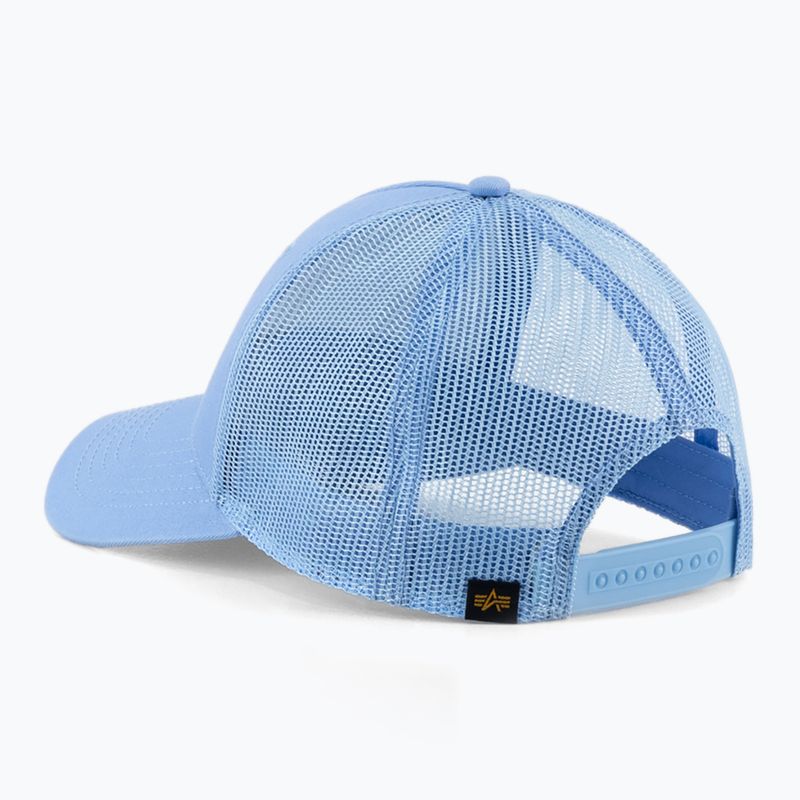 Pánská kšiltovka Alpha Industries Basic Trucker light blue 2