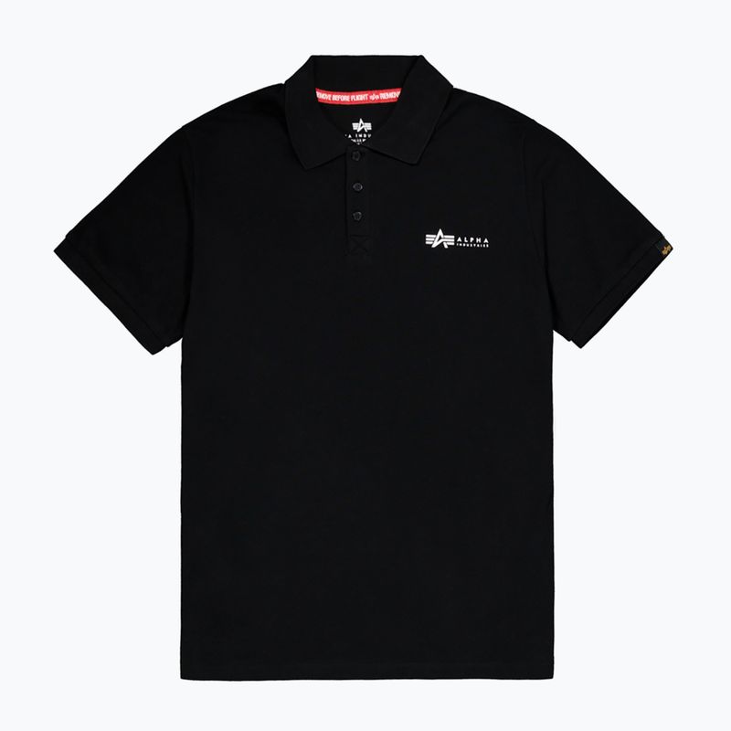 Pánské tričko Alpha Industries Basic Polo Small Logo black 6