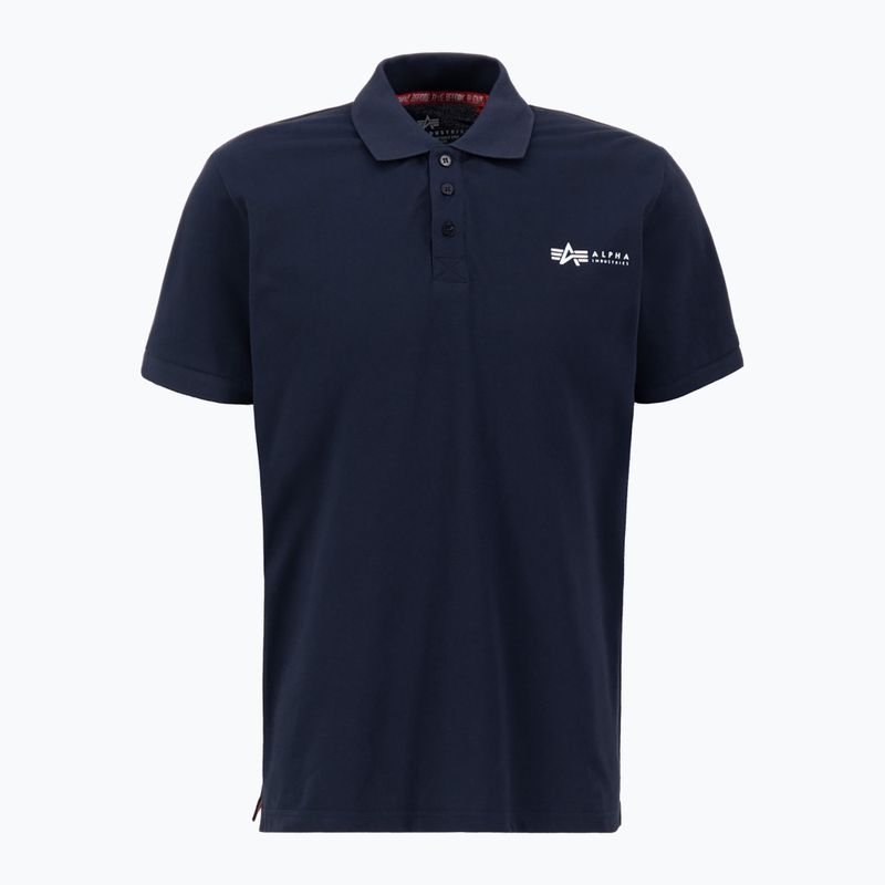 Pánské tričko Alpha Industries Basic Polo Small Logo replica blue 2