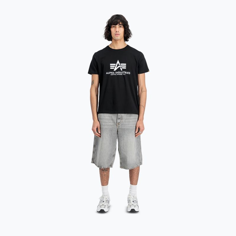 Pánské tričko Alpha Industries Basic (2 ks) black 2