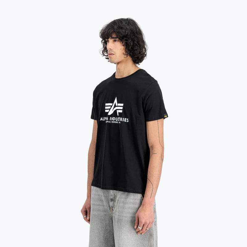 Pánské tričko Alpha Industries Basic (2 ks) black 4