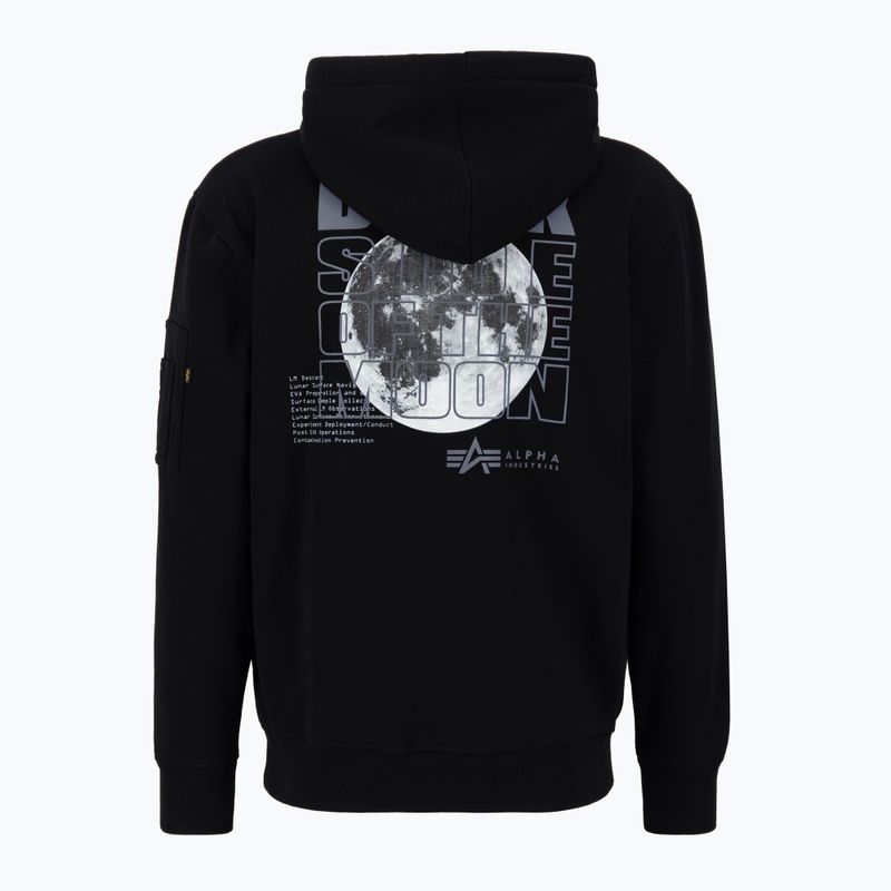 Pánská mikina Alpha Industries Dark Side black / reflective